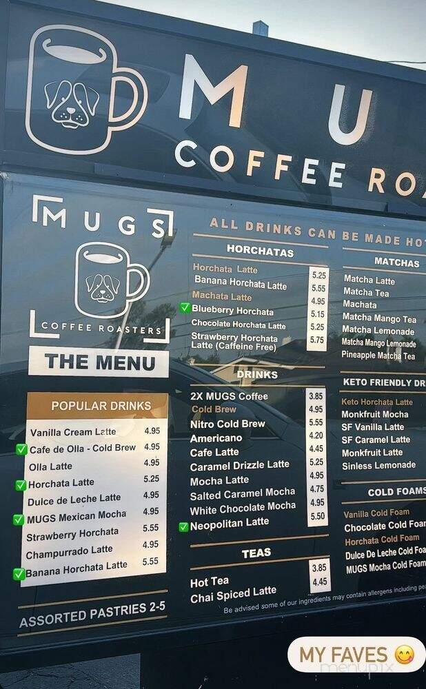 Mugs Coffee Roasters - Whittier, CA menu_pic