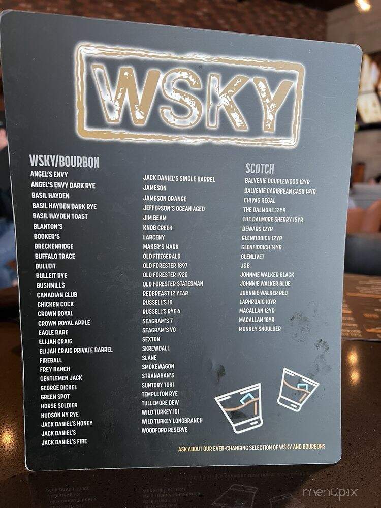 WSKY - Las Vegas, NV menu_pic