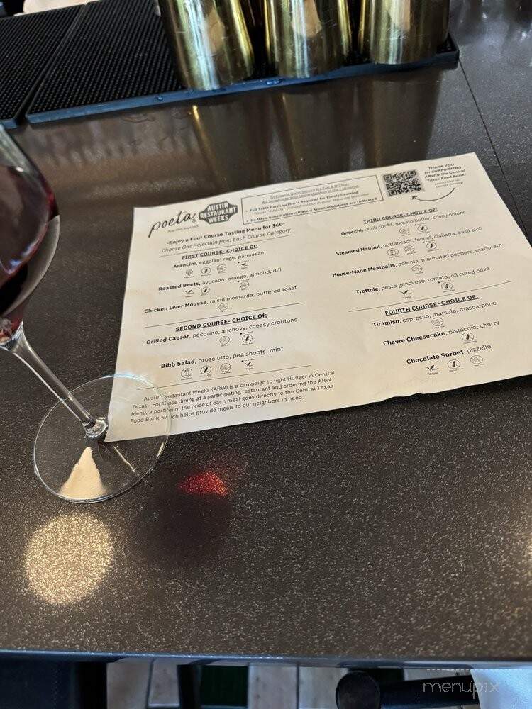 Poeta - Austin, TX menu_pic