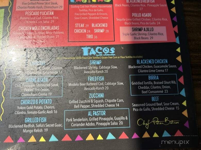 Sofia's Taqueria - Old Bridge, NJ menu_pic