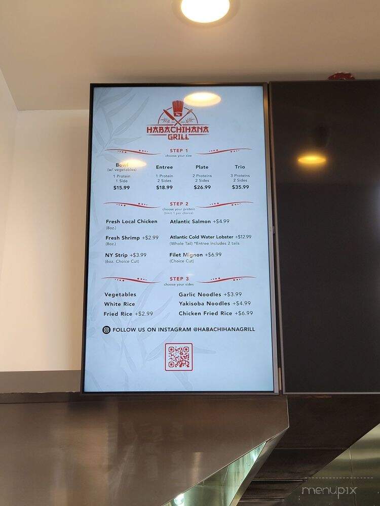 Habachihana Grill - Yorba Linda, CA menu_pic