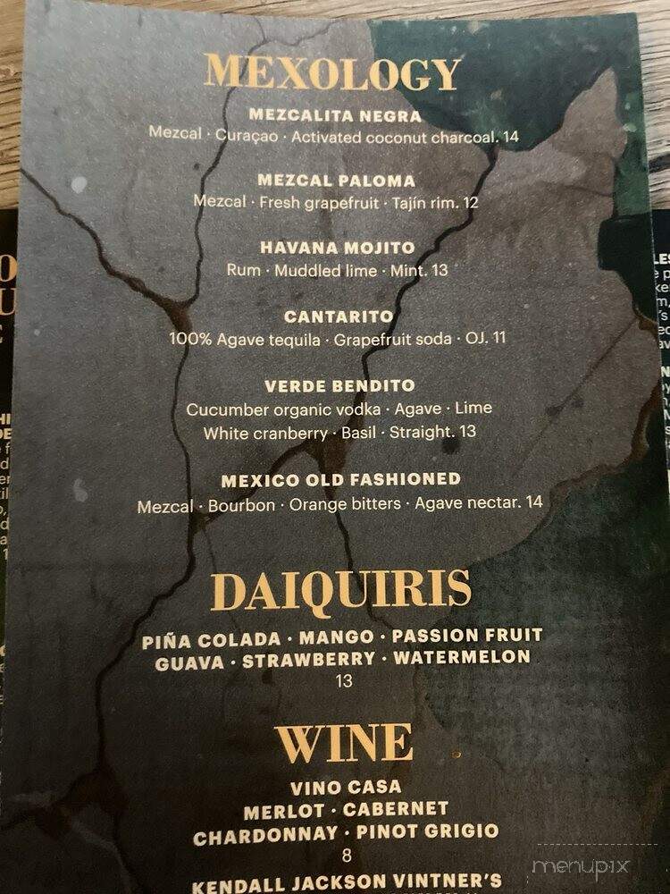 VIDA Cocina & Tequila - Altamonte Springs, FL menu_pic