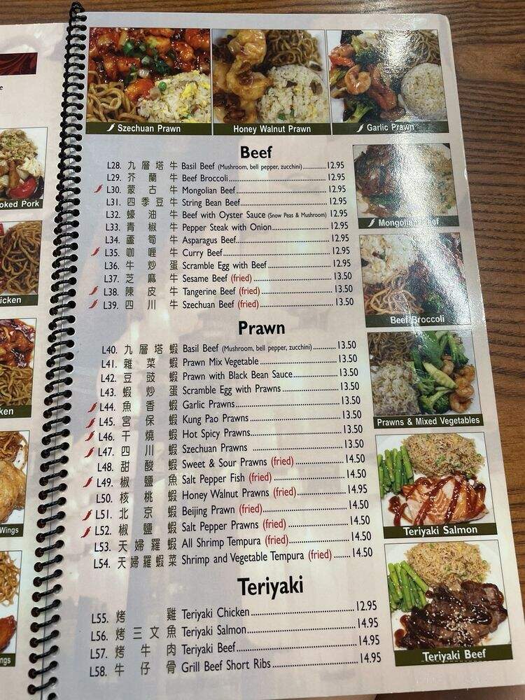 China Stix - Fairfield, CA menu_pic