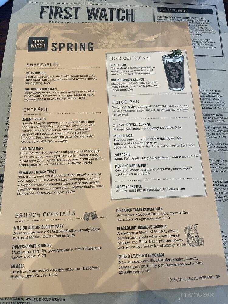 First Watch - Geneva, IL menu_pic