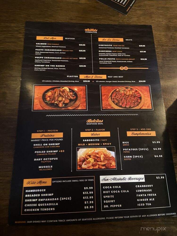 El Barco Mexican Cantina - Santa Ana, CA menu_pic