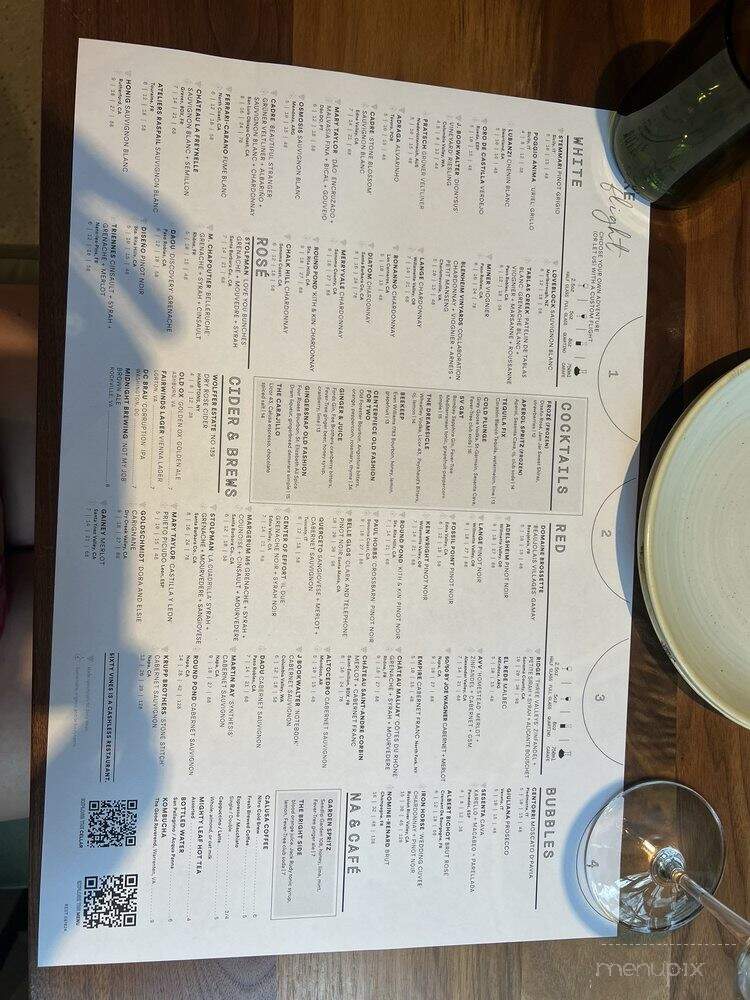 Sixty Vines - Reston, VA menu_pic