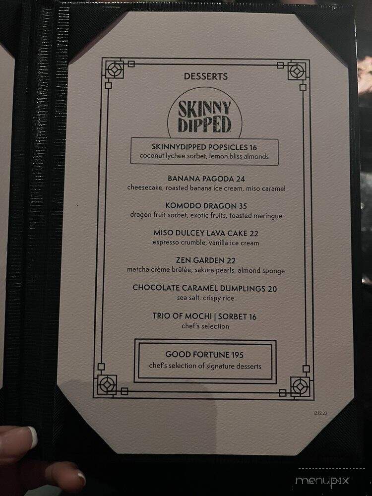 Komodo Las Vegas - Las Vegas, NV menu_pic
