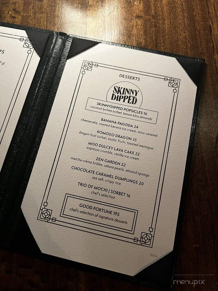 Komodo Las Vegas - Las Vegas, NV menu_pic