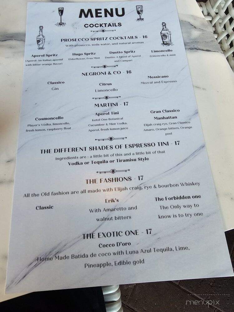 Oliver's Trattoria - Irvine, CA menu_pic