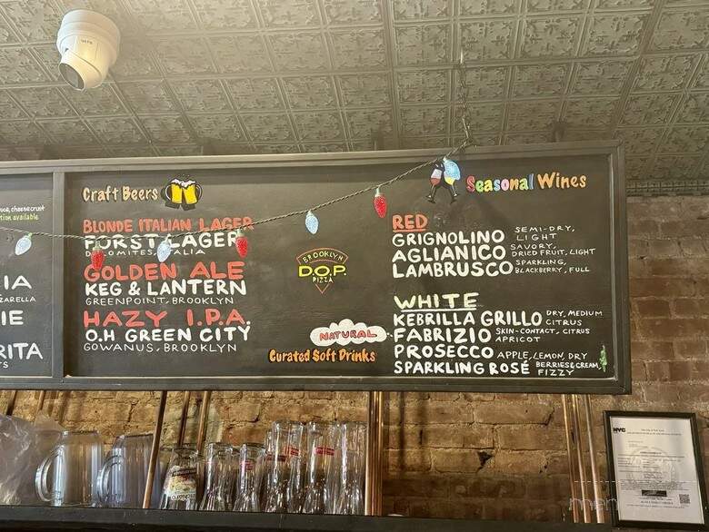 Brooklyn DOP - Brooklyn, NY menu_pic