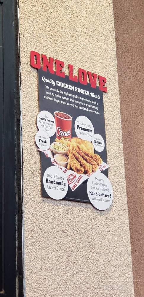 Raising Cane's Chicken Fingers - Monrovia, CA menu_pic