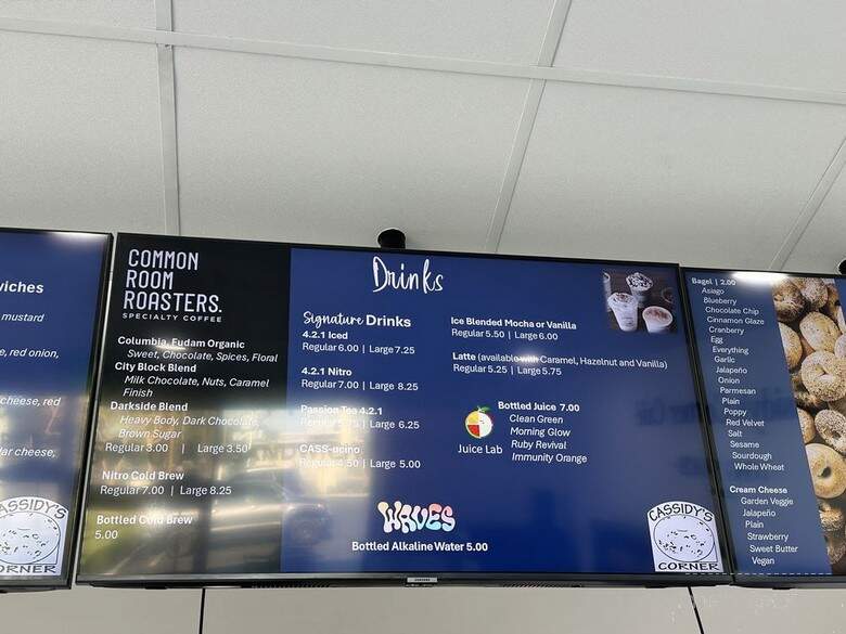 Cassidy's Corner Cafe - Long Beach, CA menu_pic