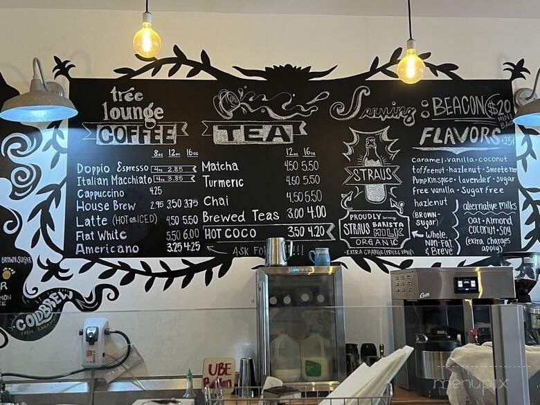 Tree Lounge Coffee - Camarillo, CA menu_pic