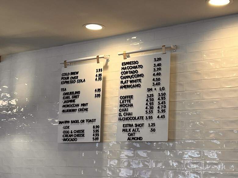 29th Parallel Coffee - Vienna, VA menu_pic