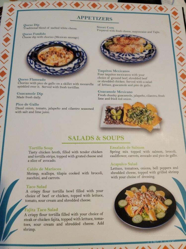 Casa del Tequila - Charlotte, NC menu_pic