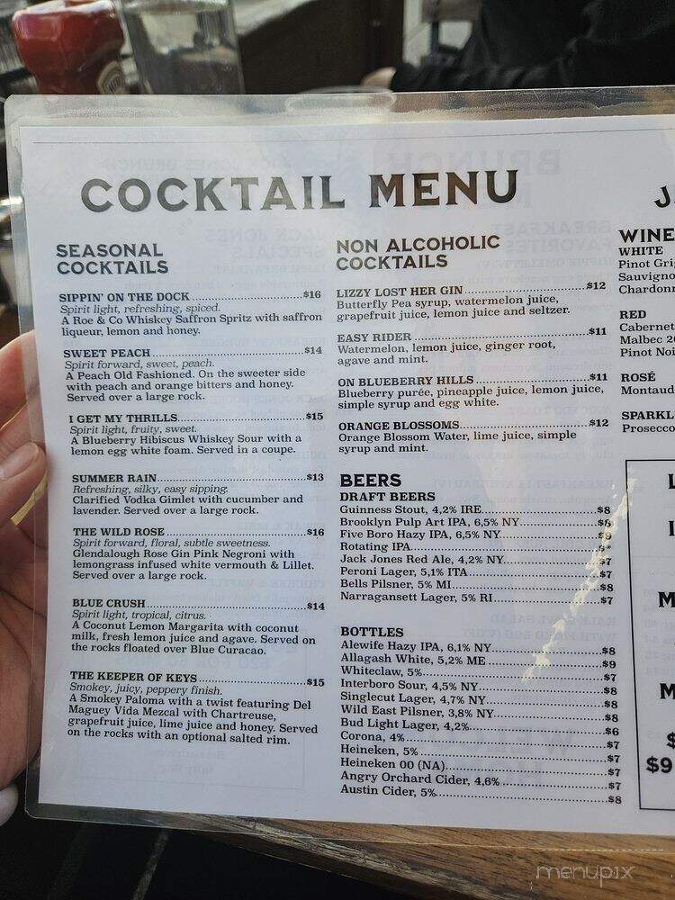 Jack Jones Bar - Astoria, NY menu_pic