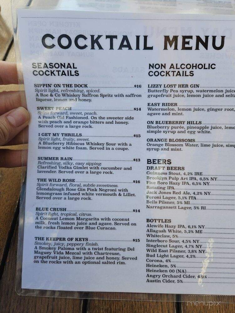 Jack Jones Bar - Astoria, NY menu_pic