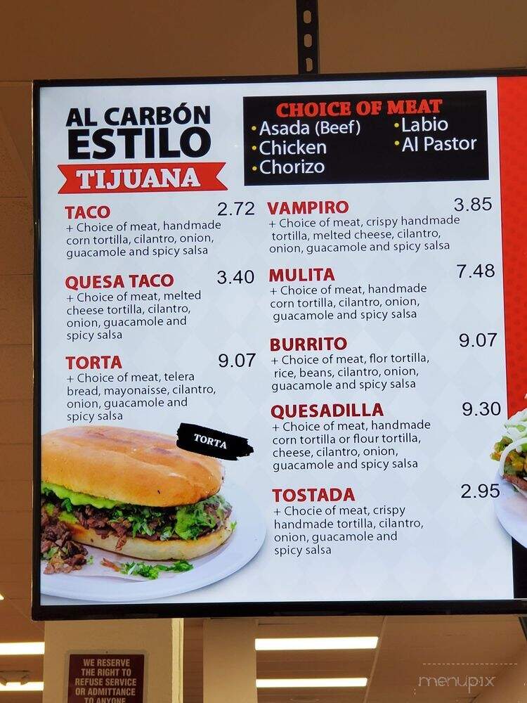 Taqueria El Poblano Estilo Tijuana - Pomona, CA menu_pic
