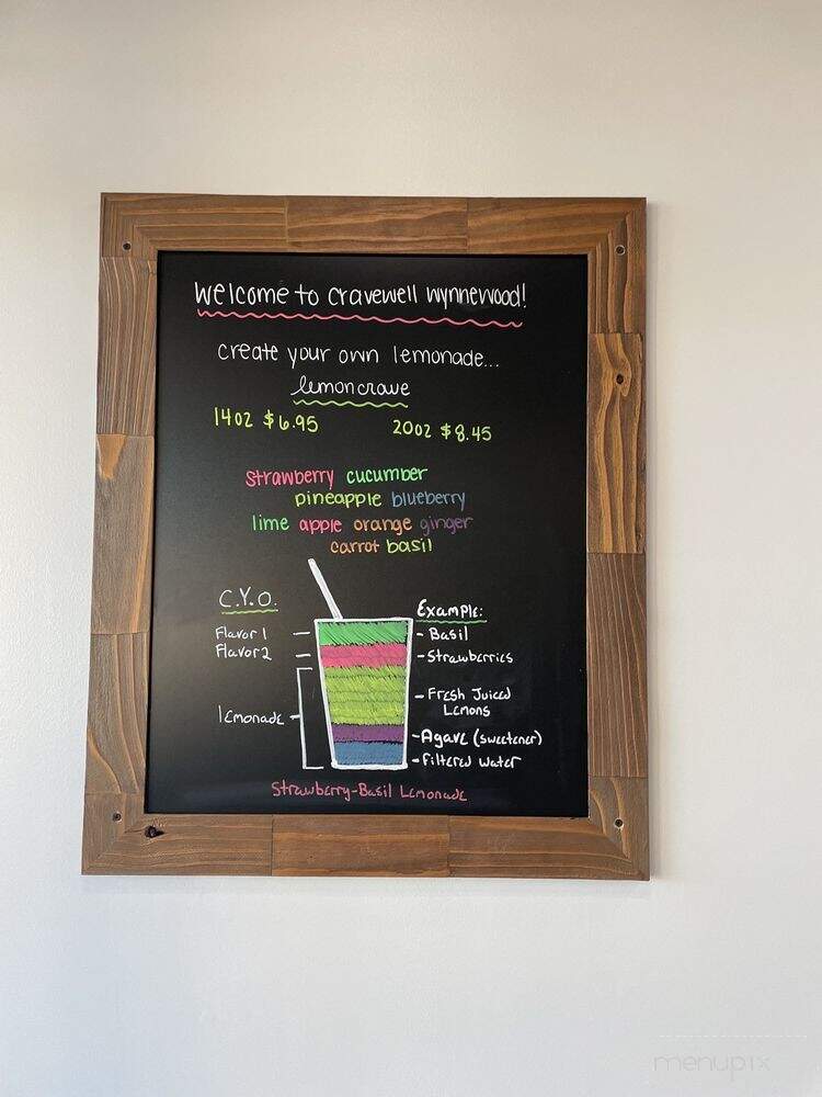 CraveWell Cafe - Wynnewood, PA menu_pic
