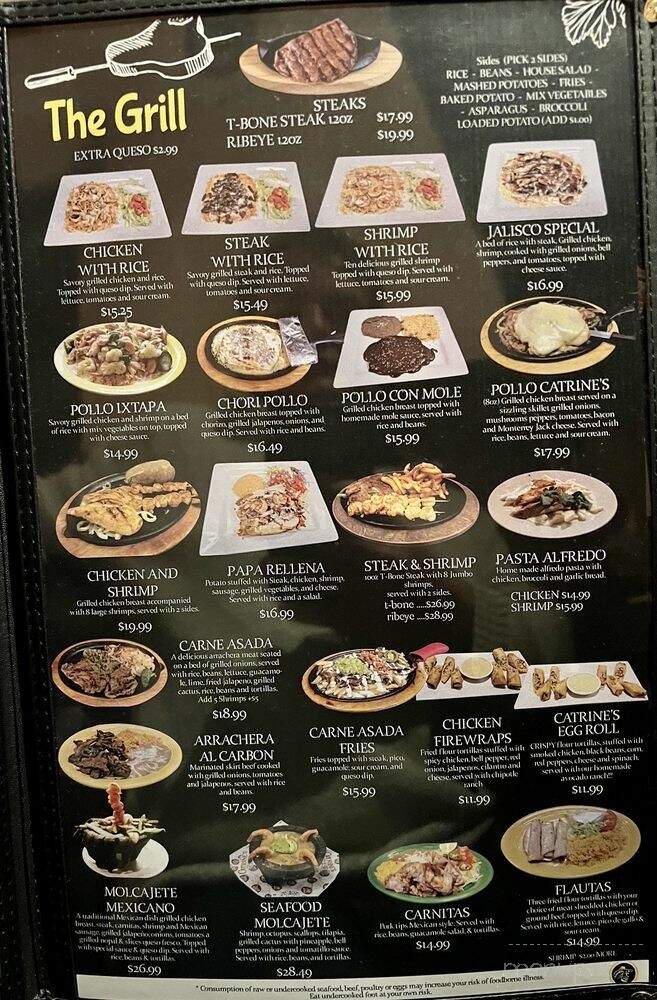Catrine's Mexican Grill and Bar - Mankato, MN menu_pic