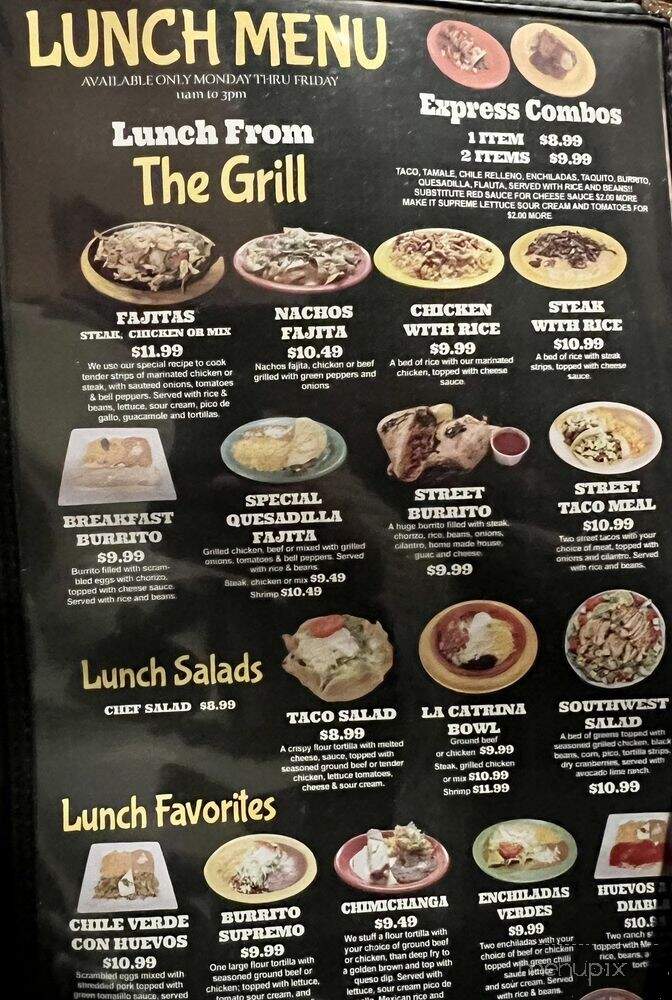 Catrine's Mexican Grill and Bar - Mankato, MN menu_pic