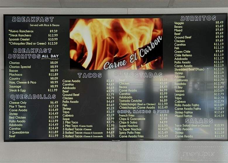 Federico's Mexican Food - Goodyear, AZ menu_pic