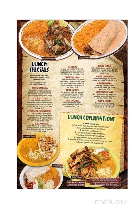 El Toro - Burlington, IA menu_pic