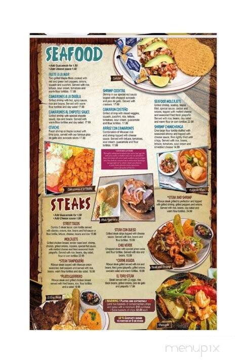 El Toro - Burlington, IA menu_pic