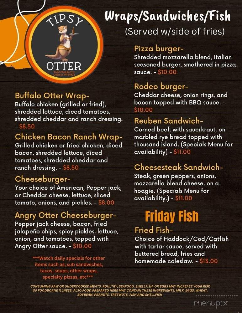 Tipsy Otter - Oshkosh, WI