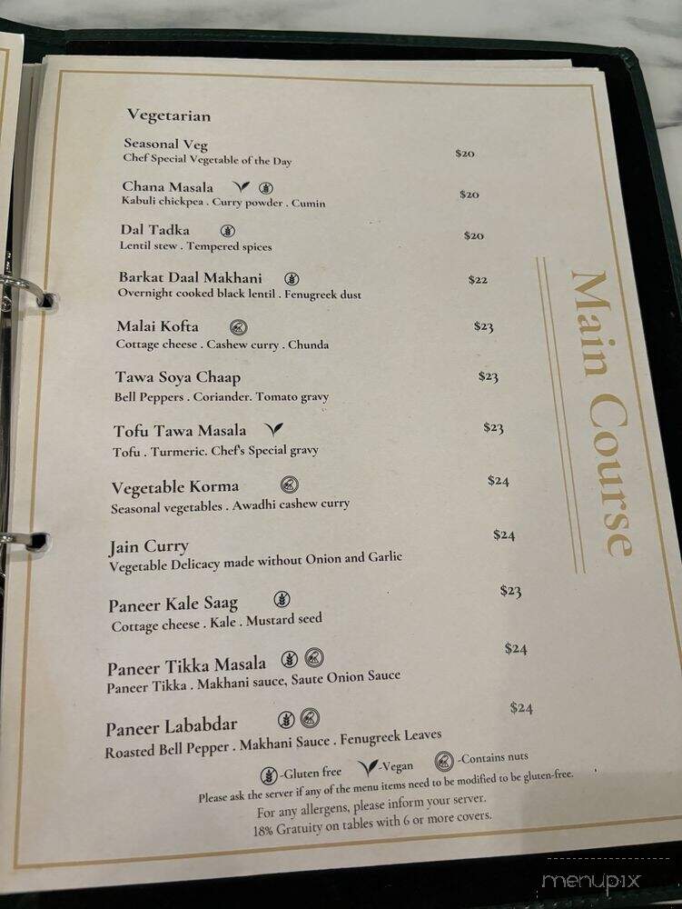 Barkat - Toronto, ON menu_pic