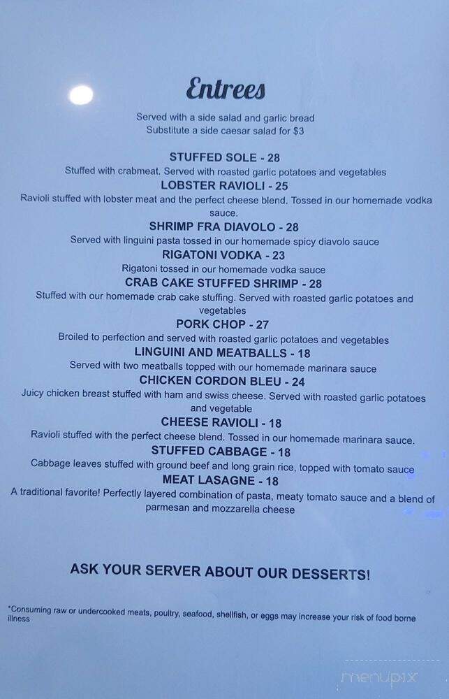 Zayla's Bar & Bistro - Bozrah, CT menu_pic