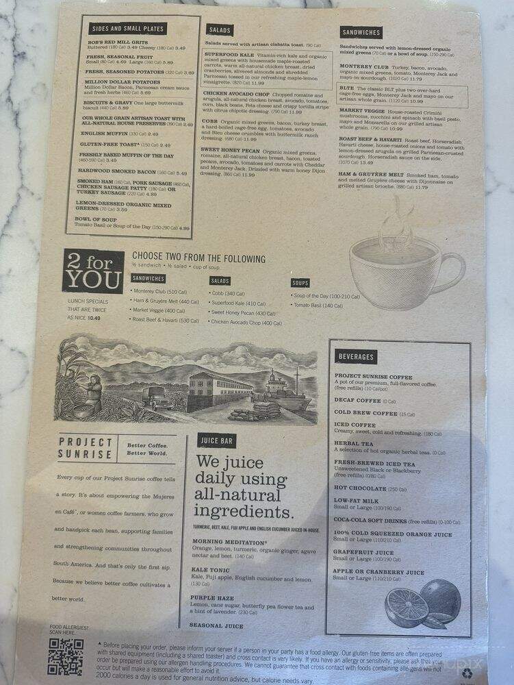 First Watch - Middleburg Heights, OH menu_pic