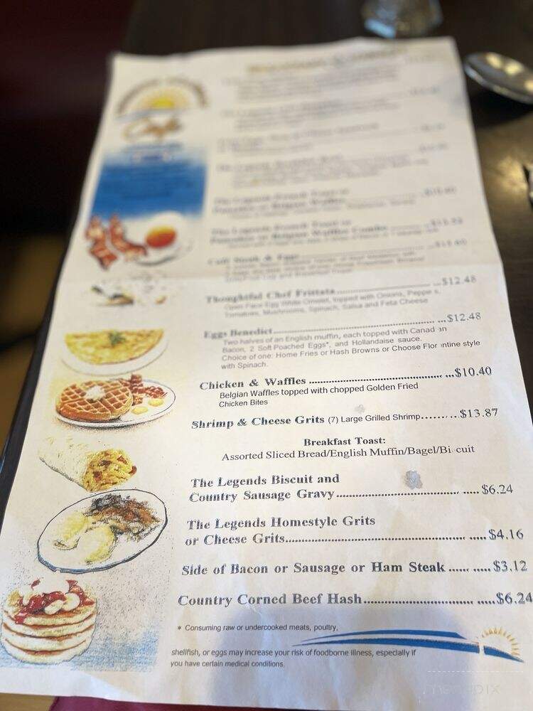 Legends Academy Cafe - Spring Hill, FL menu_pic