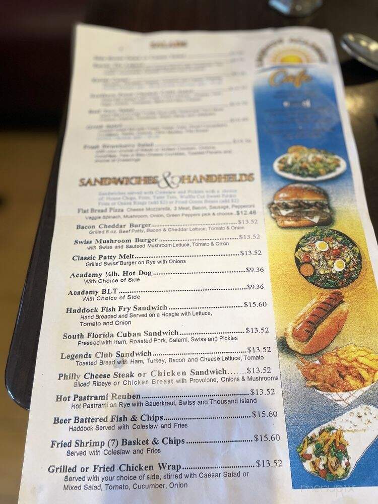 Legends Academy Cafe - Spring Hill, FL menu_pic