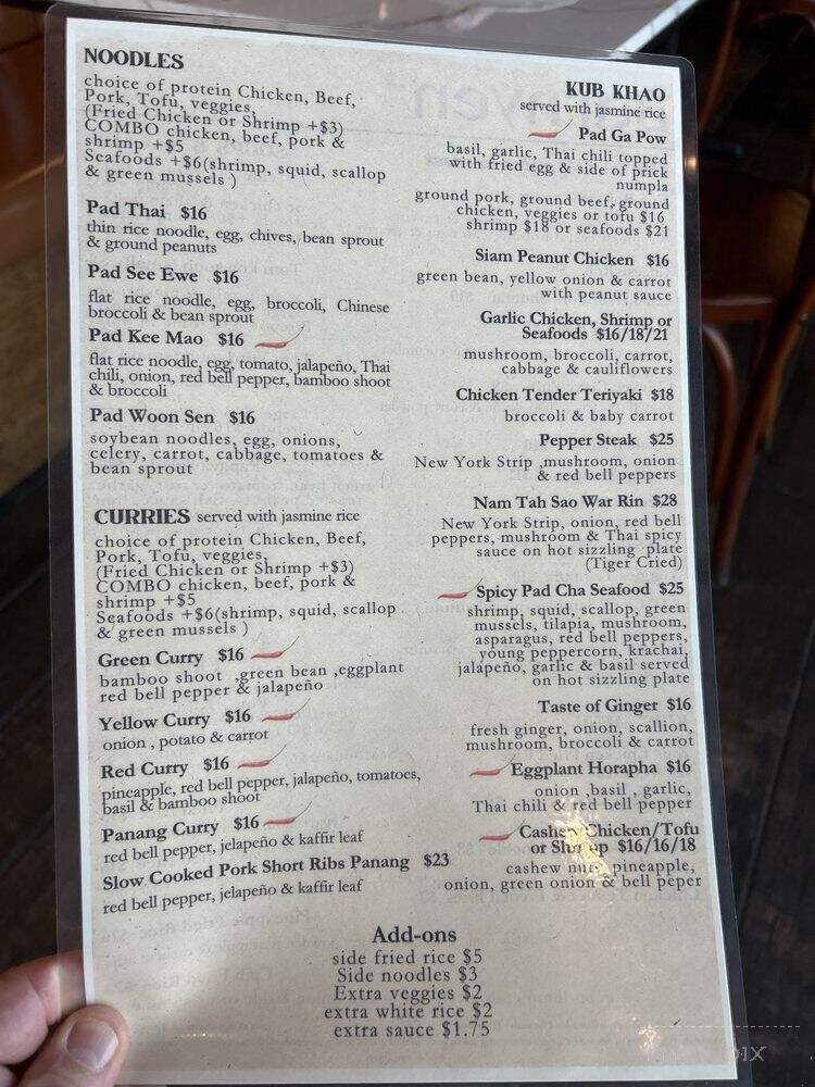 BarnYen By Thaispice - Pflugerville, TX menu_pic