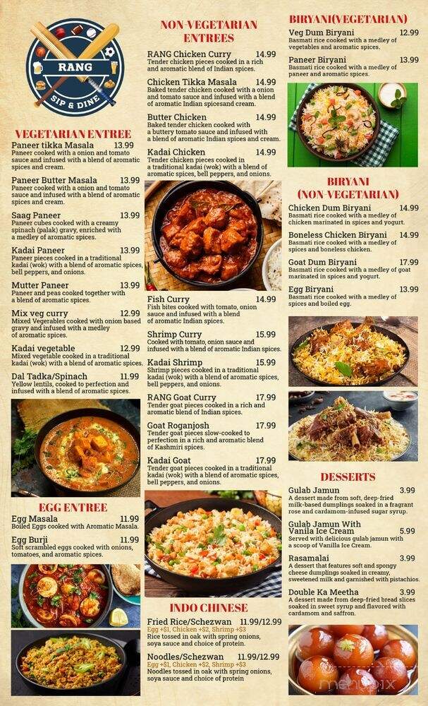 Rang Sip & Dine - Suwanee, GA menu_pic