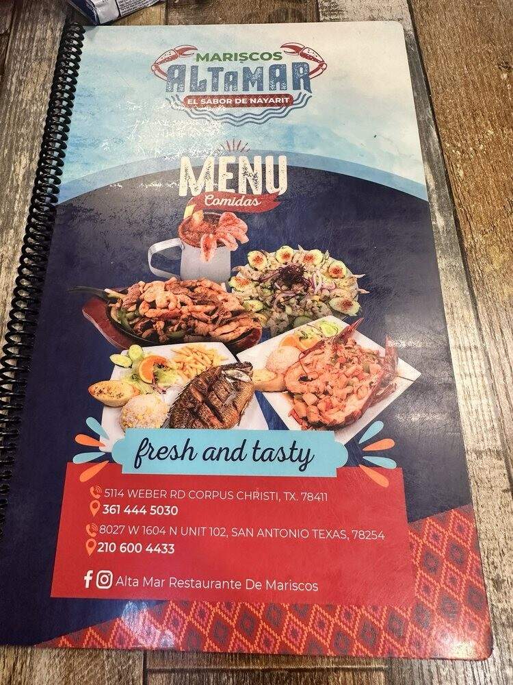 Mariscos Altamar - Corpus Christi, TX menu_pic