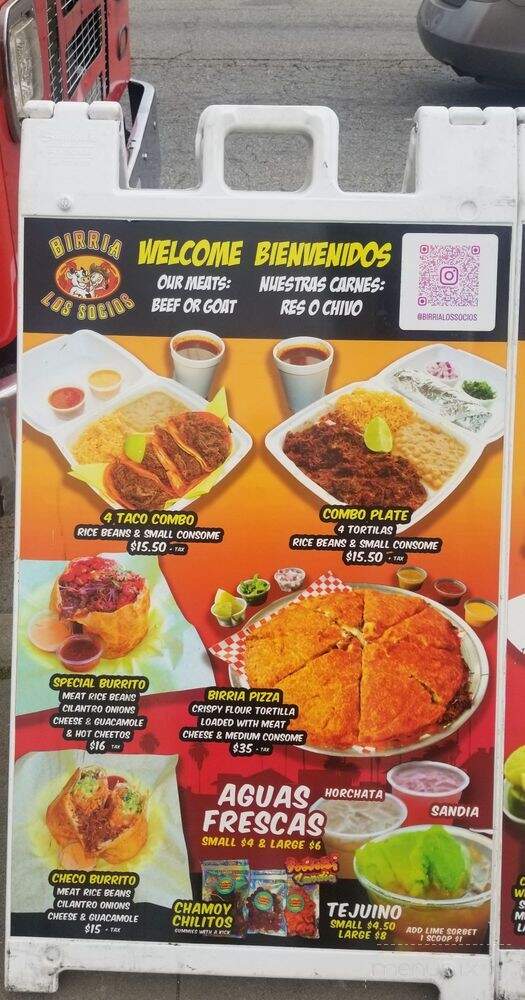 Birria Los Socios - West Covina, CA menu_pic