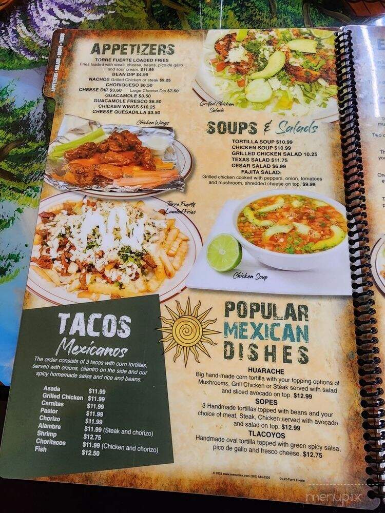La Mesa Mexican Restaurant - Edenton, NC menu_pic