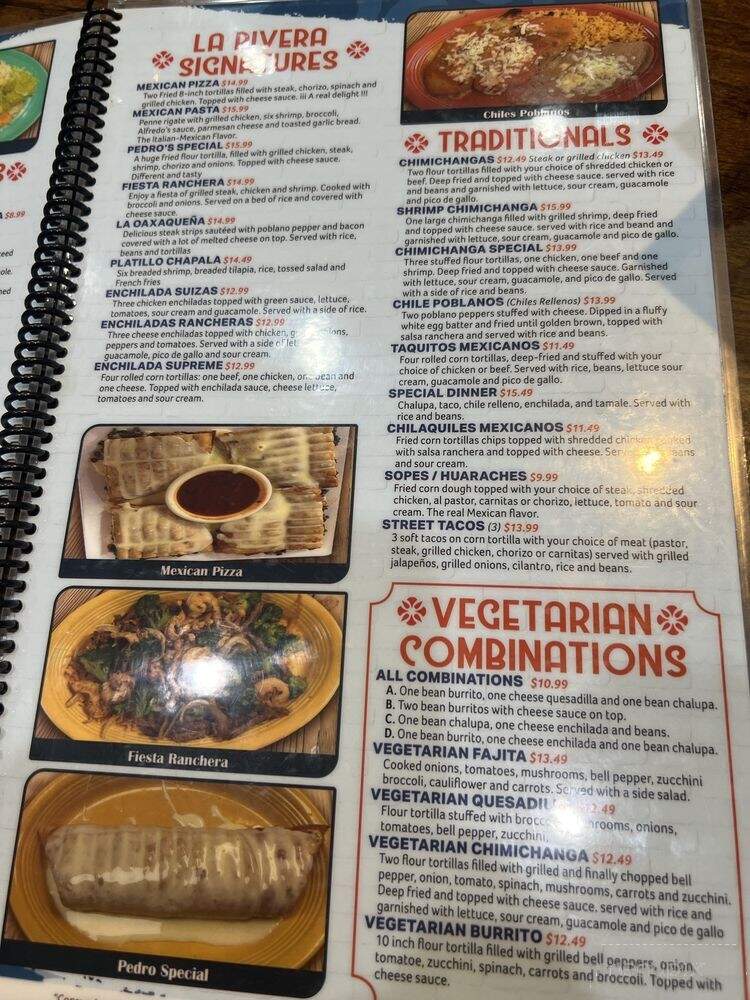 La Rivera Mexican Restaurant & Grill - Manchester, TN menu_pic