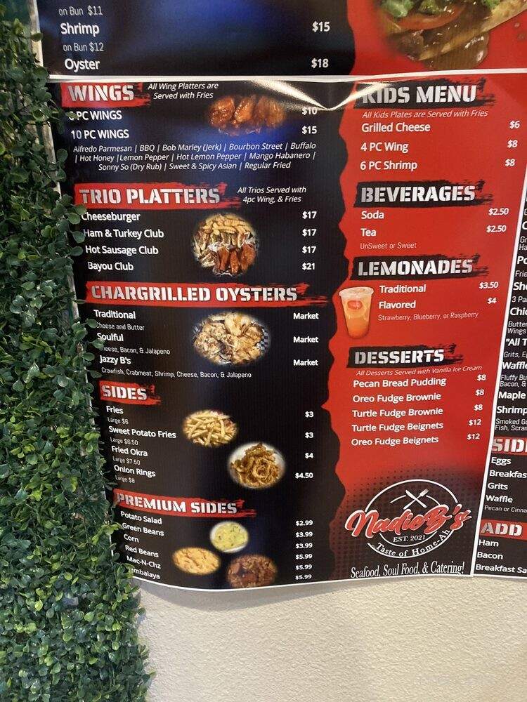 Taste of Homeah - Gray, LA menu_pic