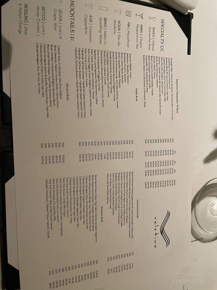 Val+tino - Fort Lauderdale, FL menu_pic