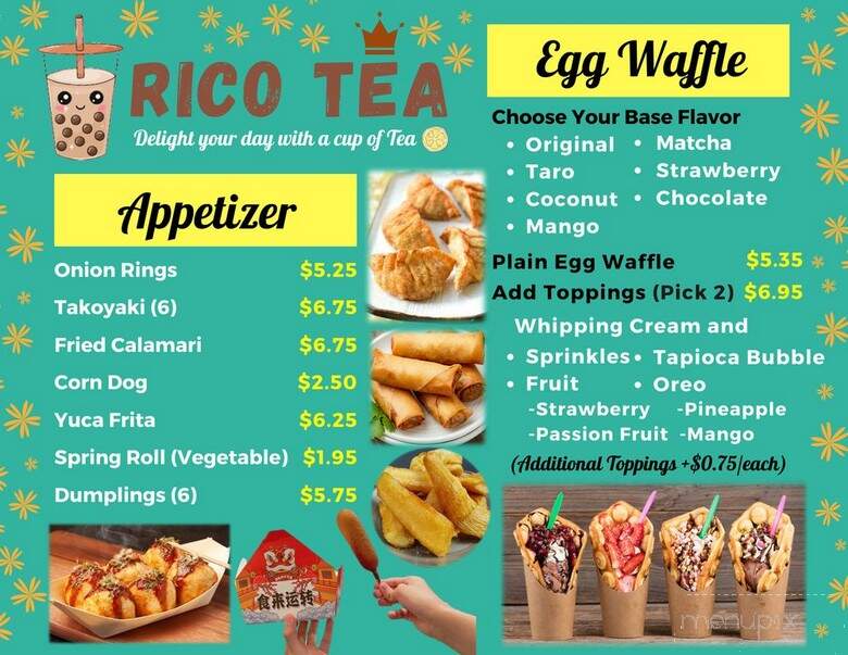 Rico Tea - Kissimmee, FL menu_pic