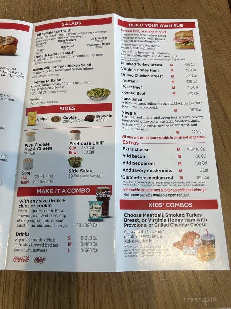 Firehouse Subs - Wasilla, AK menu_pic