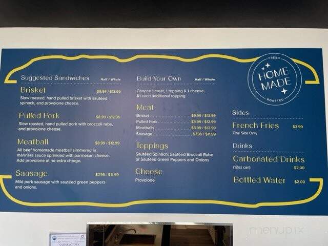 Zaddy's - Mount Holly, NJ menu_pic