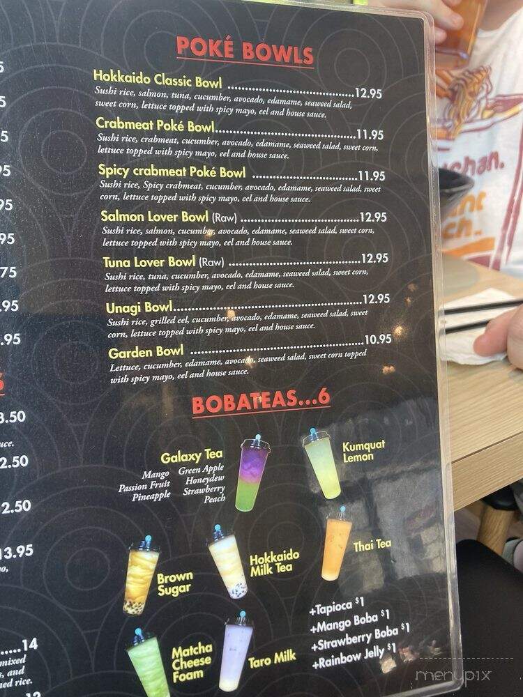 Hokkaido Ramen and Sushi - Louisville, KY menu_pic