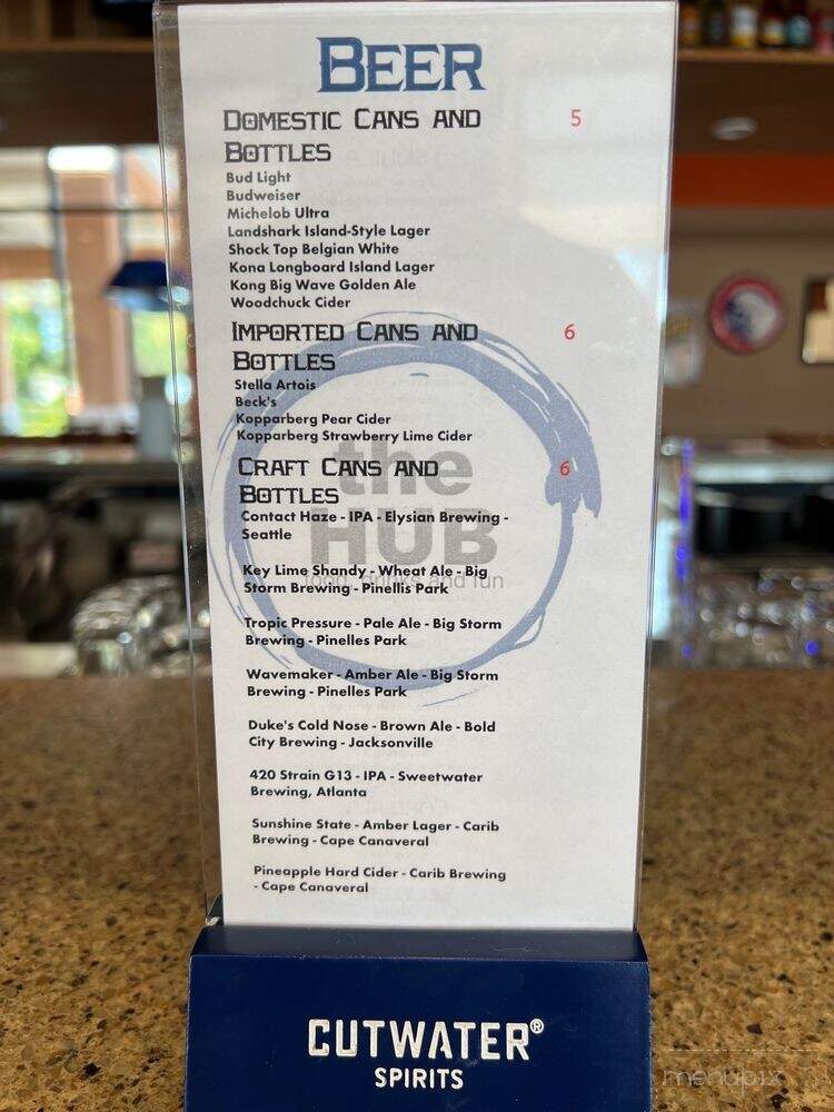 The Hub - Kissimmee, FL menu_pic