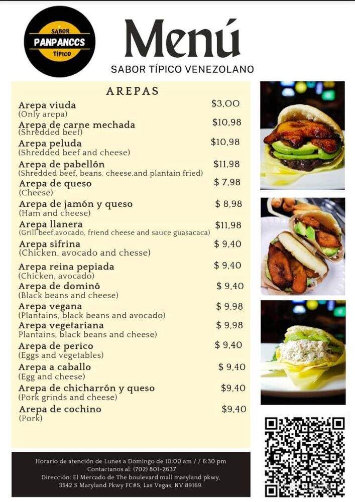 Panpanccs - Las Vegas, NV menu_pic