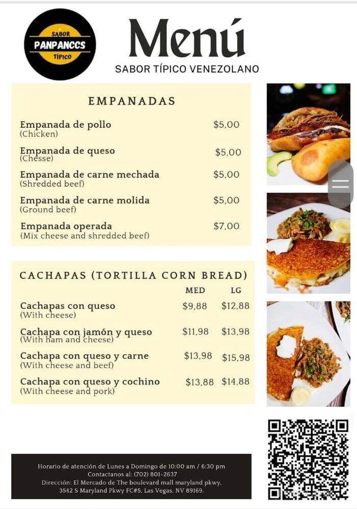 Panpanccs - Las Vegas, NV menu_pic