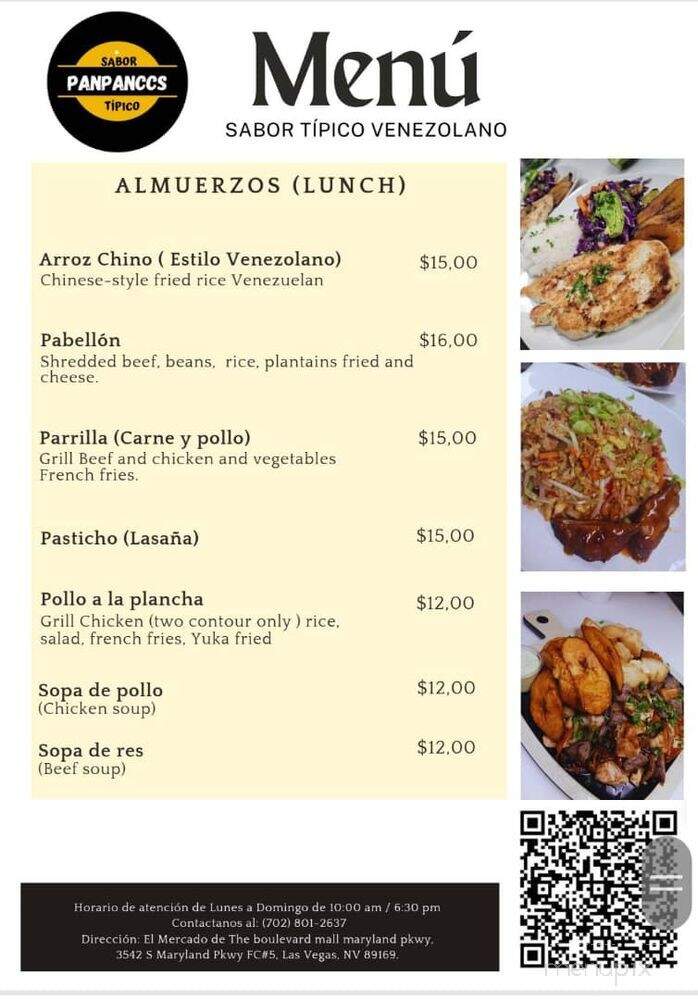 Panpanccs - Las Vegas, NV menu_pic
